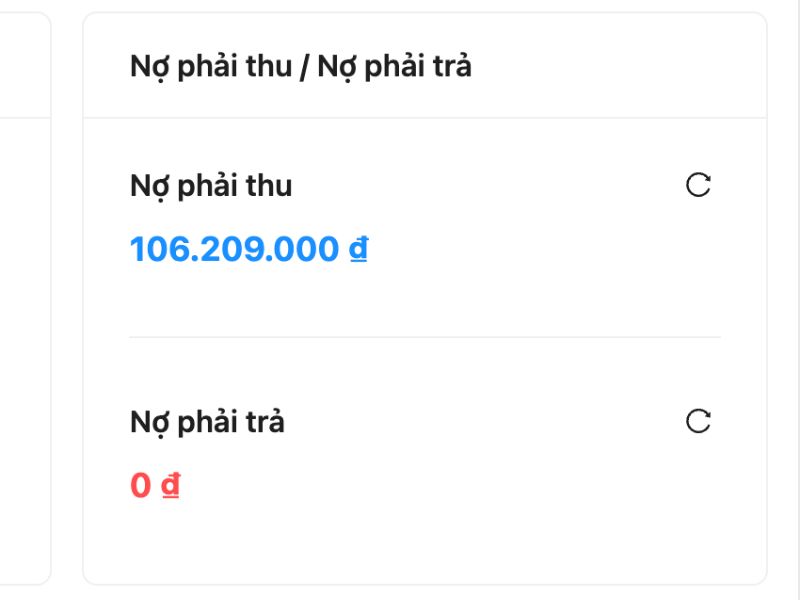Phần mềm kế toán gara ô tô là gì? Lợi ích & chức năng của phần mềm 6 Quản lý công nợ của khách hàng và nhà cung cấp