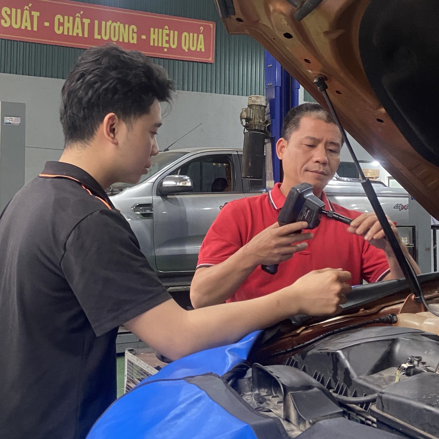 Anh Trung trực tiếp đào tạo học viên