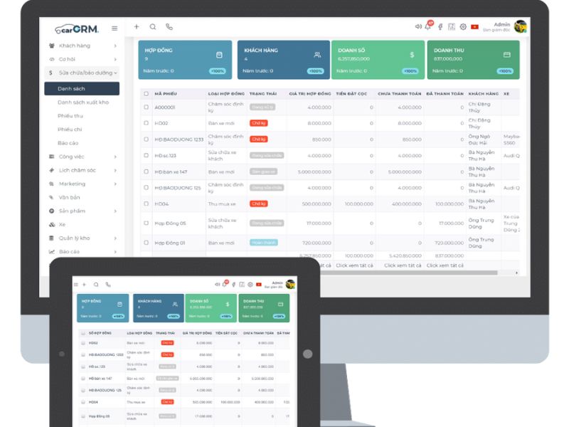 Phần mềm carCRM