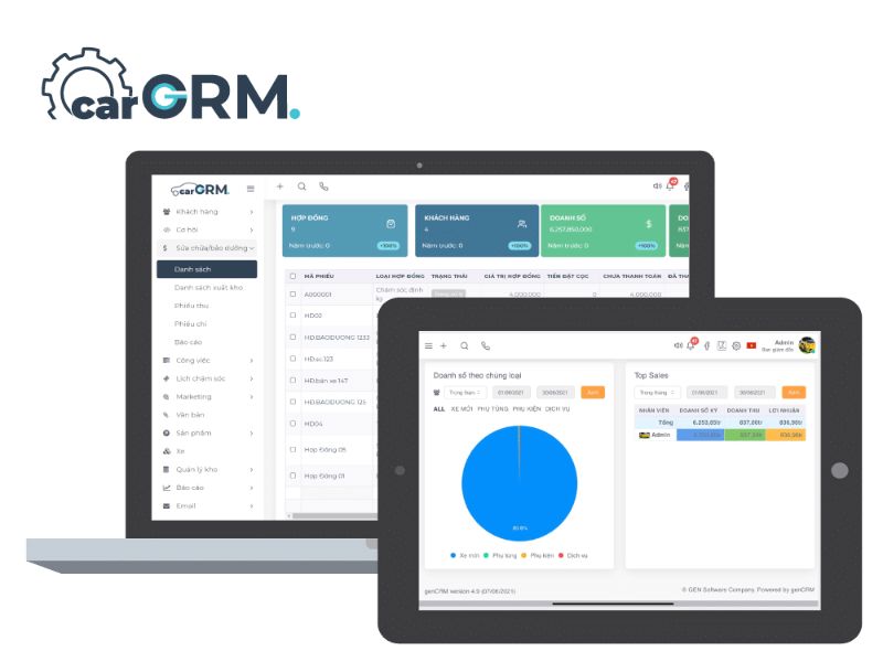 Top 6 phần mềm theo dõi tiến độ sửa xe ô tô tốt nhất 2026 6 Phần mềm carCRM