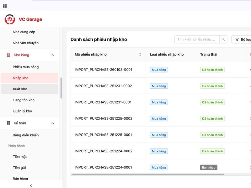 Giảm thất thoát phụ tùng và chi phí ẩn