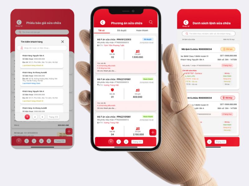 Liên kết lịch hẹn với lệnh sửa chữa ngay khi xe được tiếp nhận