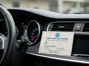 phiếu nhắc bảo dưỡng ô tô