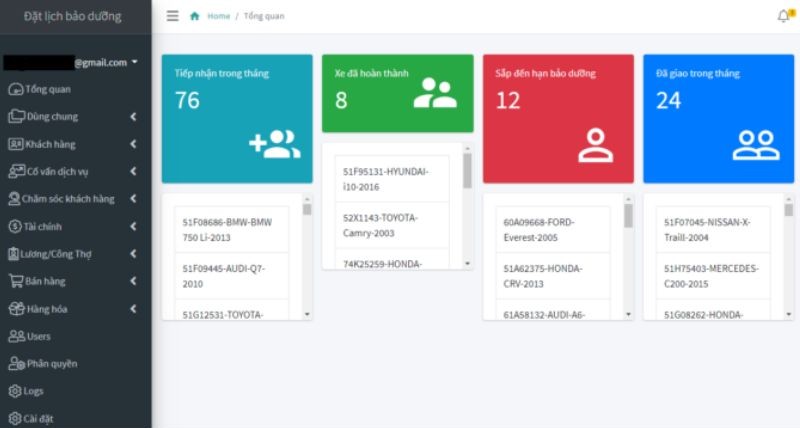 Top 10 phần mềm bán hàng cho gara ô tô hiệu quả, phổ biến 8 TMT GMS – Phần mềm quản lý gara truyền thống