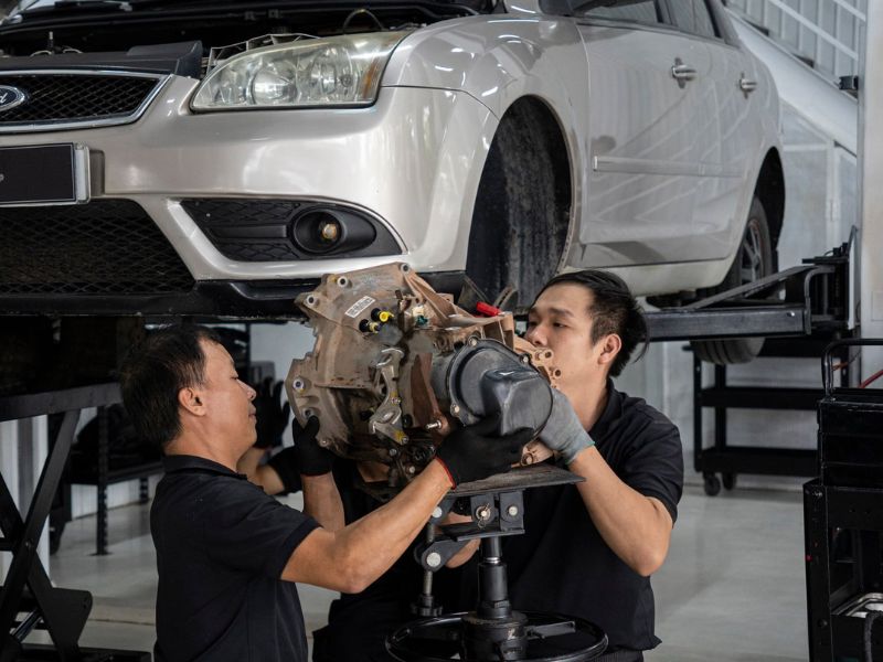 Gắn công thợ và thời gian làm việc theo RO