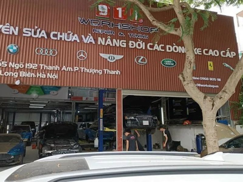 Top 8+ gara sửa chữa ô tô uy tín chuyên nghiệp nhất Hà Nội 5 Gara sửa chữa ô tô 911 Workshop