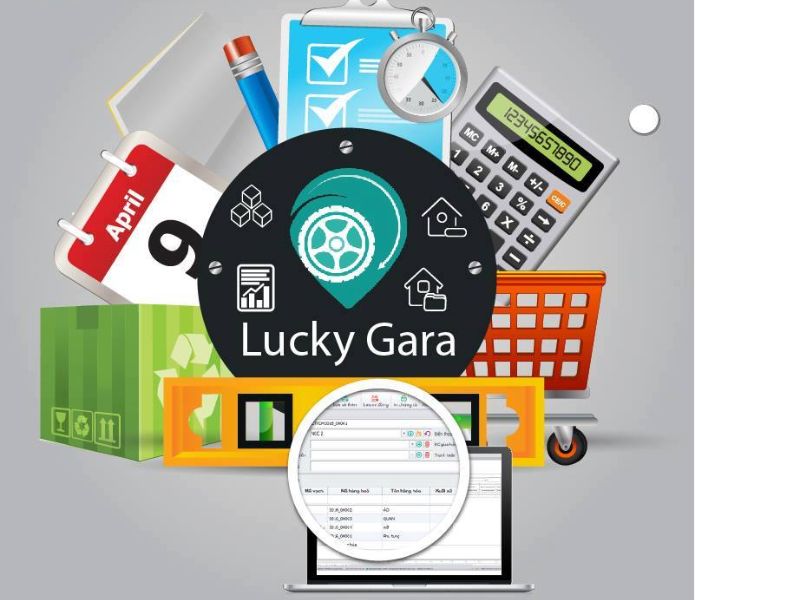 Phần mềm Lucky Gara