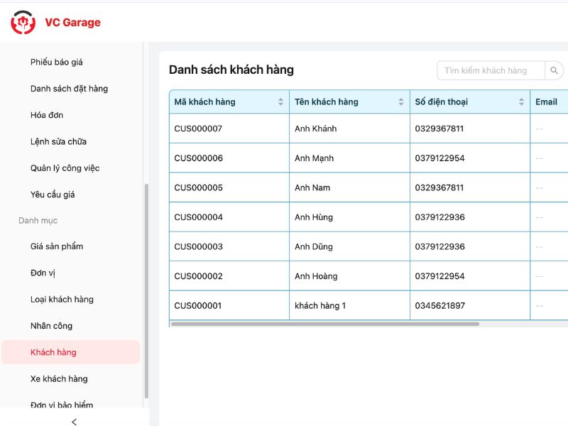 Quản lý thông tin khách hàng toàn diện