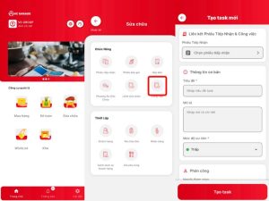 quy trình phân công công việc trong gara