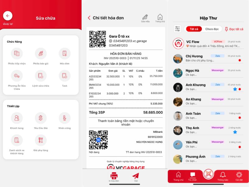 Kinh nghiệm mở gara ô tô đắt khách: Thủ tục, chi phí 8 Số hóa vận hành ngay từ ngày đầu với VC Garage