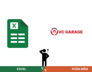 So sánh lưu lịch sử sửa chữa trên Excel và phần mềm