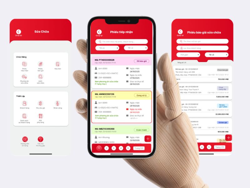Dễ dàng sử dụng phần mềm trên điện thoại