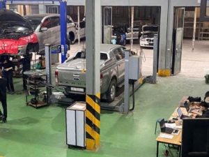 kiểm soát tiến độ xe trong xưởng