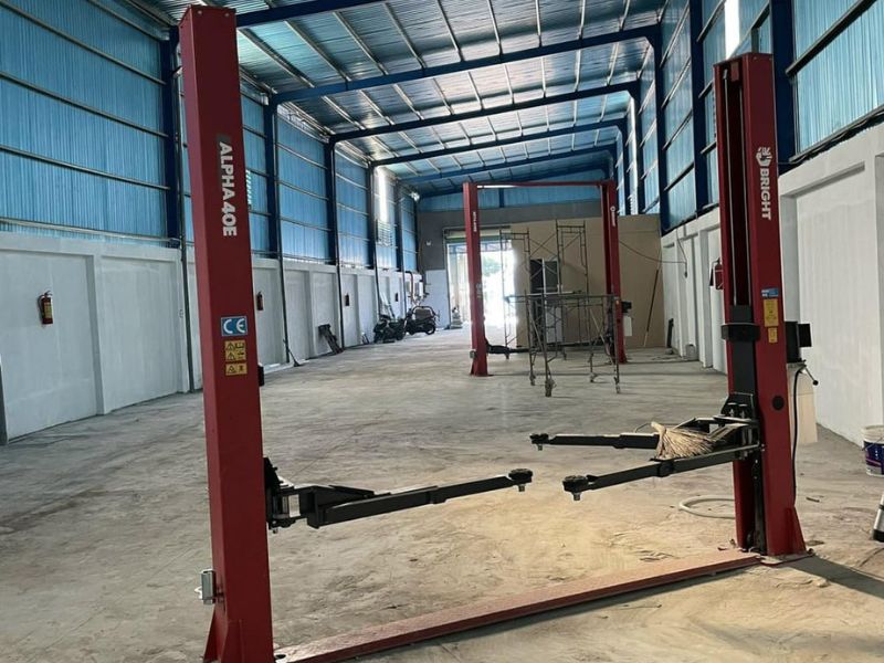 Giá cầu nâng 2 trụ
