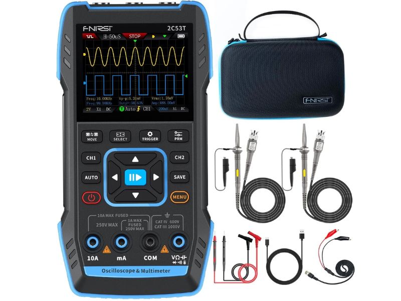 Cập nhật giá máy hiện sóng Oscilloscope mới nhất 2026 6 Dòng giá rẻ / Cầm tay (Dưới 5 triệu đồng)