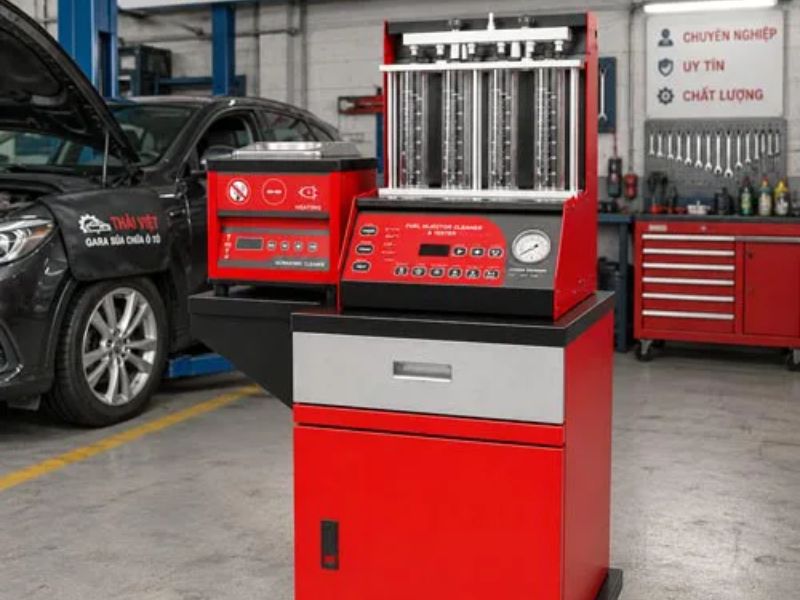 Máy vệ sinh kim phun bằng sóng siêu âm: Dòng máy phổ biến 5 Dòng máy Eco-Boss (Model: BS-400FI)