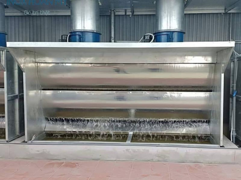 Buồng phun sơn: Cấu tạo, phân loại và cách chọn cho gara ô tô 5 Buồng phun sơn màng nước
